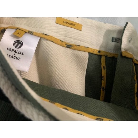 NWT UNISEX Parallel x League Hendrix Pants - Army Green - SIZE 32 - Picture 7 of 7